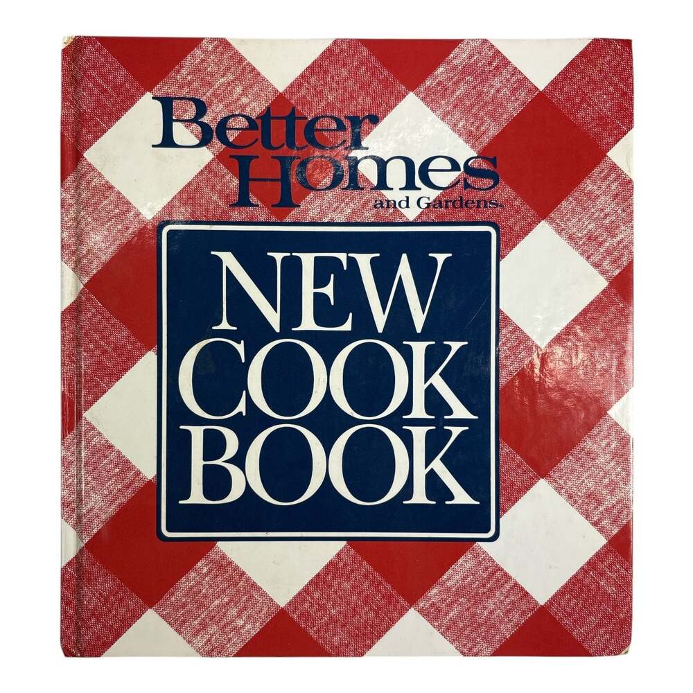 Vintage Better Homes and Gardens New Cook Book 1989 Second Case-Bound Edition
